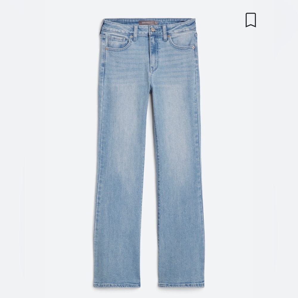 JUST USA Jerrica High Rise Bootcut Jean, size 28/6